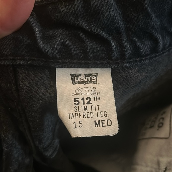 Blue Levi's 512 Jeans - Picture 4 of 5